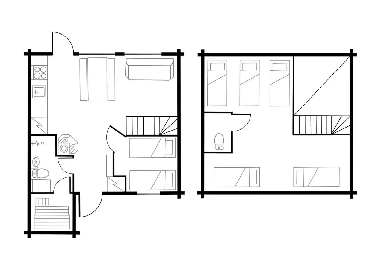 Ferienwohnung Economy Aarakka Levi Exterior foto